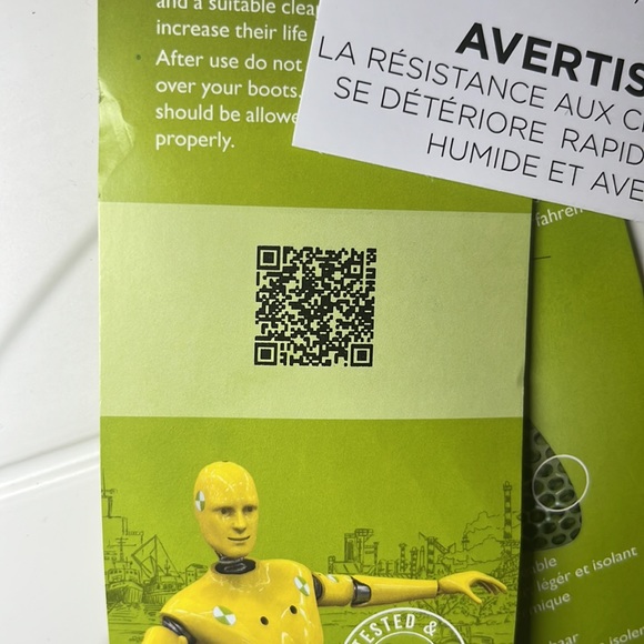 NWT | Bekina Neotane CSA Protective Boots | White/Blue Tread - Picture 6 of 11